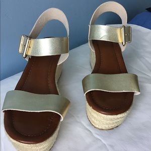 Mossimo Supply Co. Wedge Sandals Espadrilles 6.